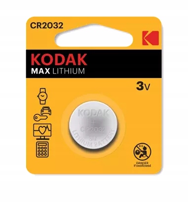 

Bateria Litowo-manganowa Max CR2032 3V Kodak 2 szt