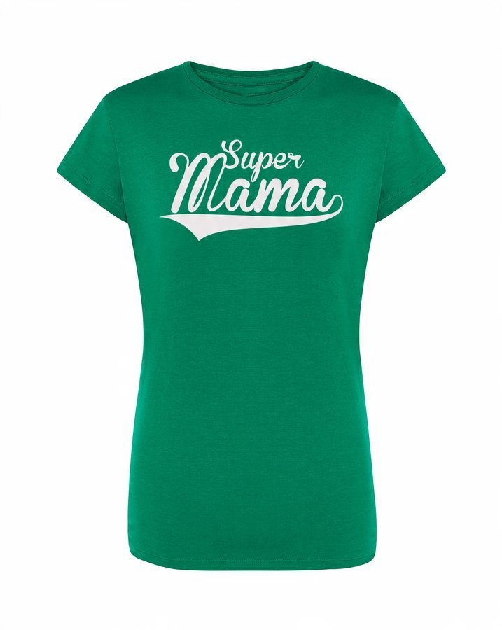 

Koszulka na Dzień Matki - Super Mama, zielona XL