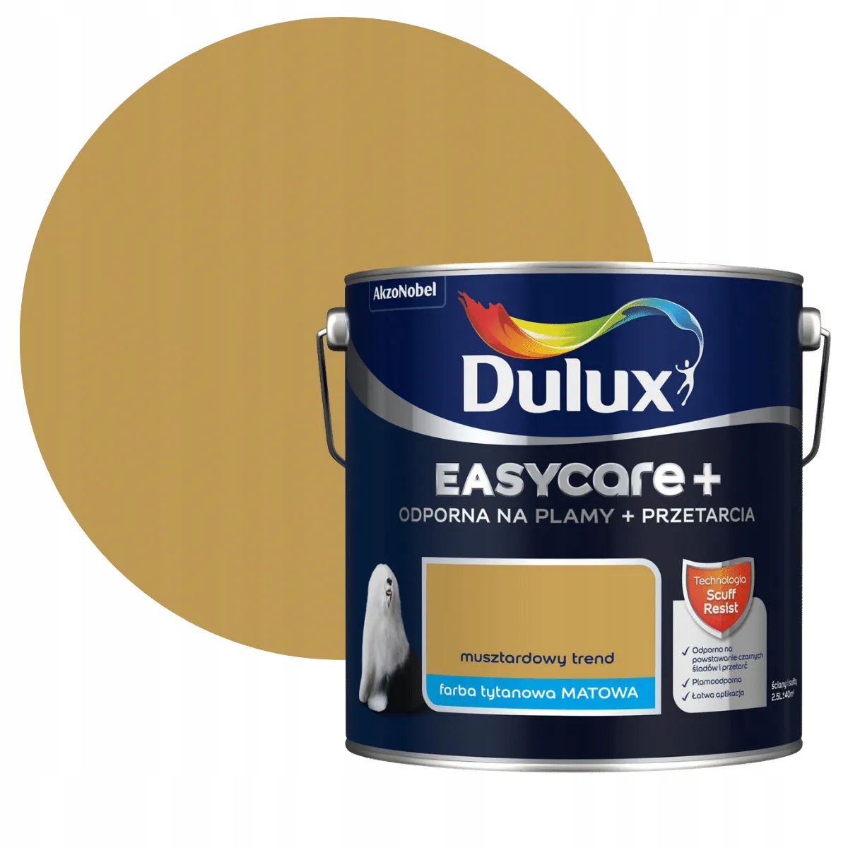 Dulux EasyCare Plus 2,5L Hořčicový Trend