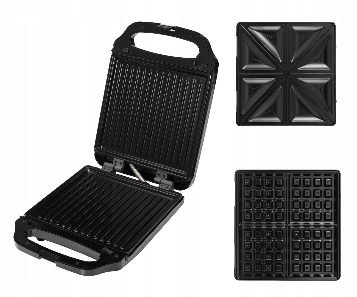 

Sandwich Opiekacz Raven ES009N Grill Gofry Kanapki