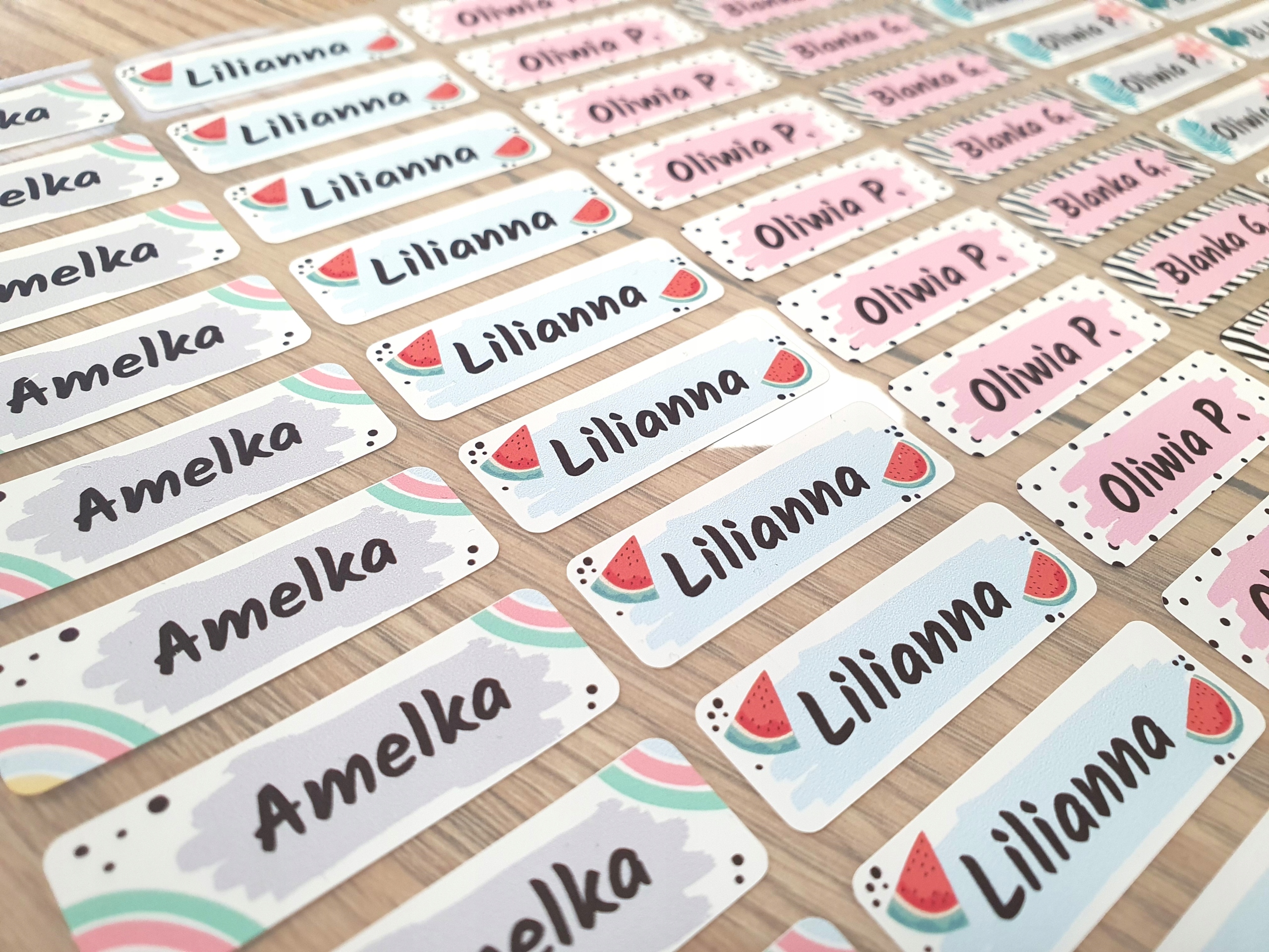 IMIENNIKI naprasowanki METKI 50 szt. Marka bez marki