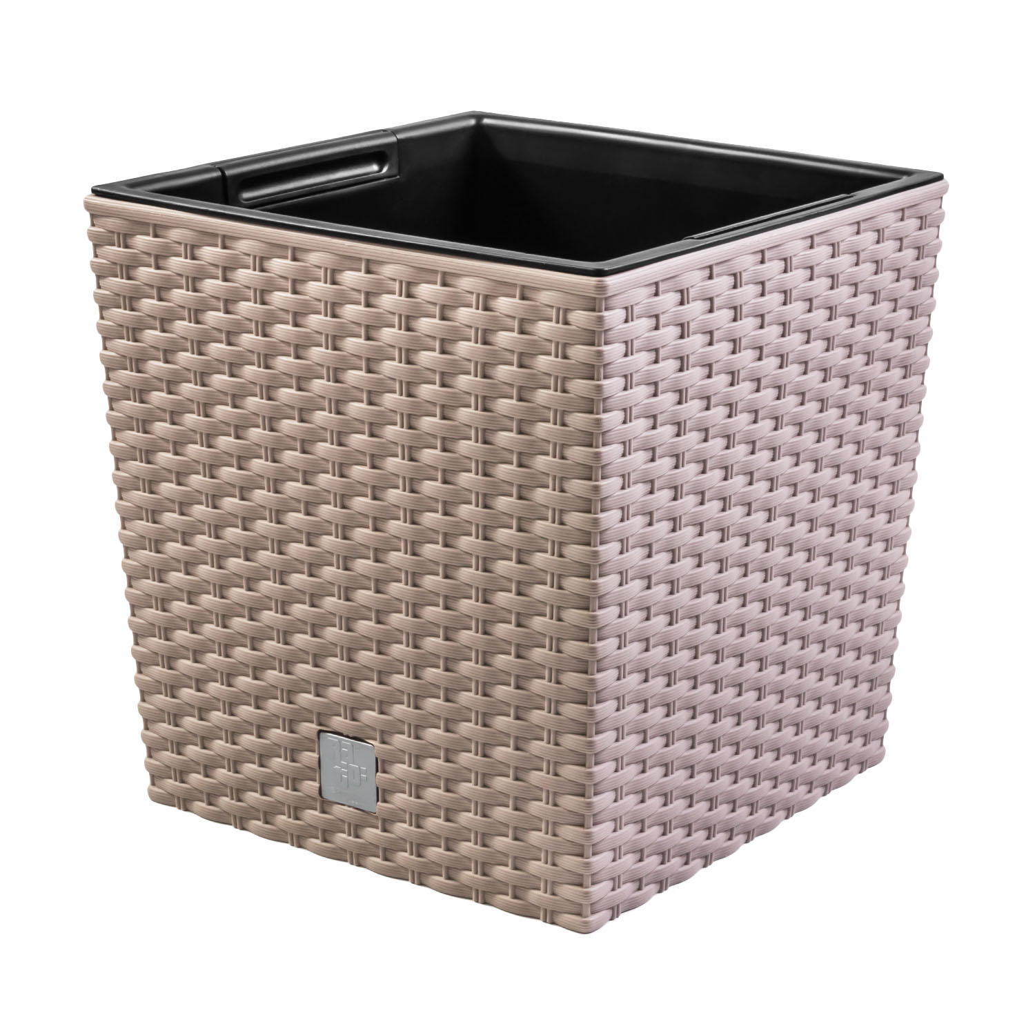 

Doniczka rattan DRTS225L Donica wkład Mocca