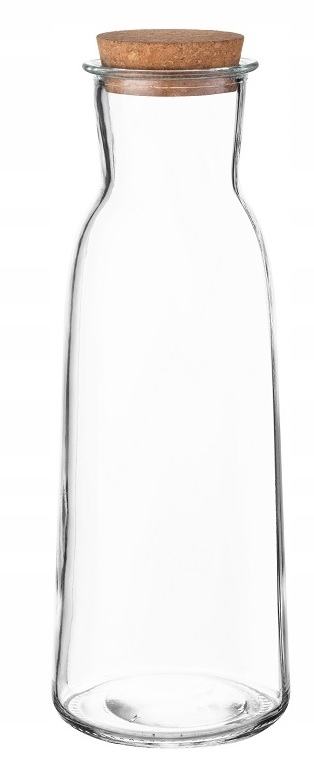 KARAFKA Z KORKIEM DO WINA SOKU WODY 1L BLANCA
