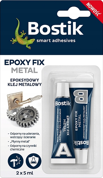 Bostik Epoxy Fix Metal Epoksydowy Klej Metalowy 2x5ml Płynny Metal