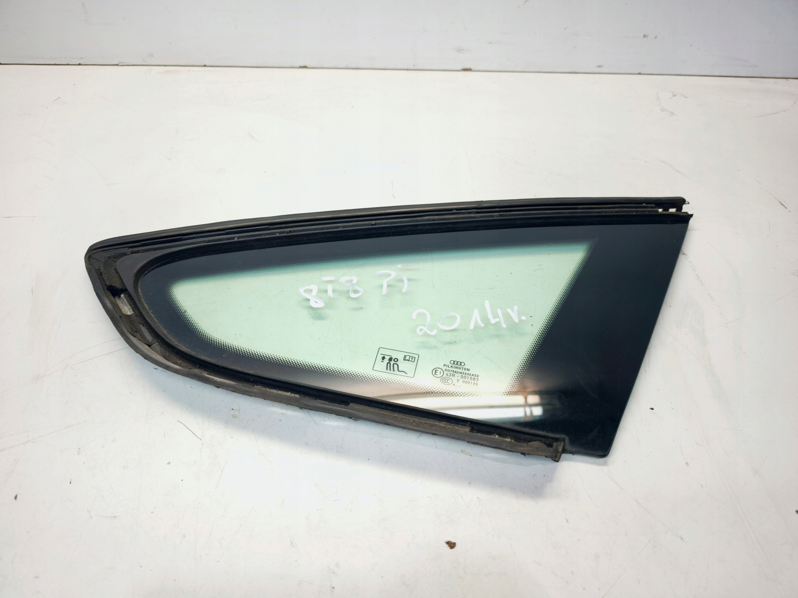 window bodywork right right rear part AUDI A5 8T LIFT SPORTBACK 2014R