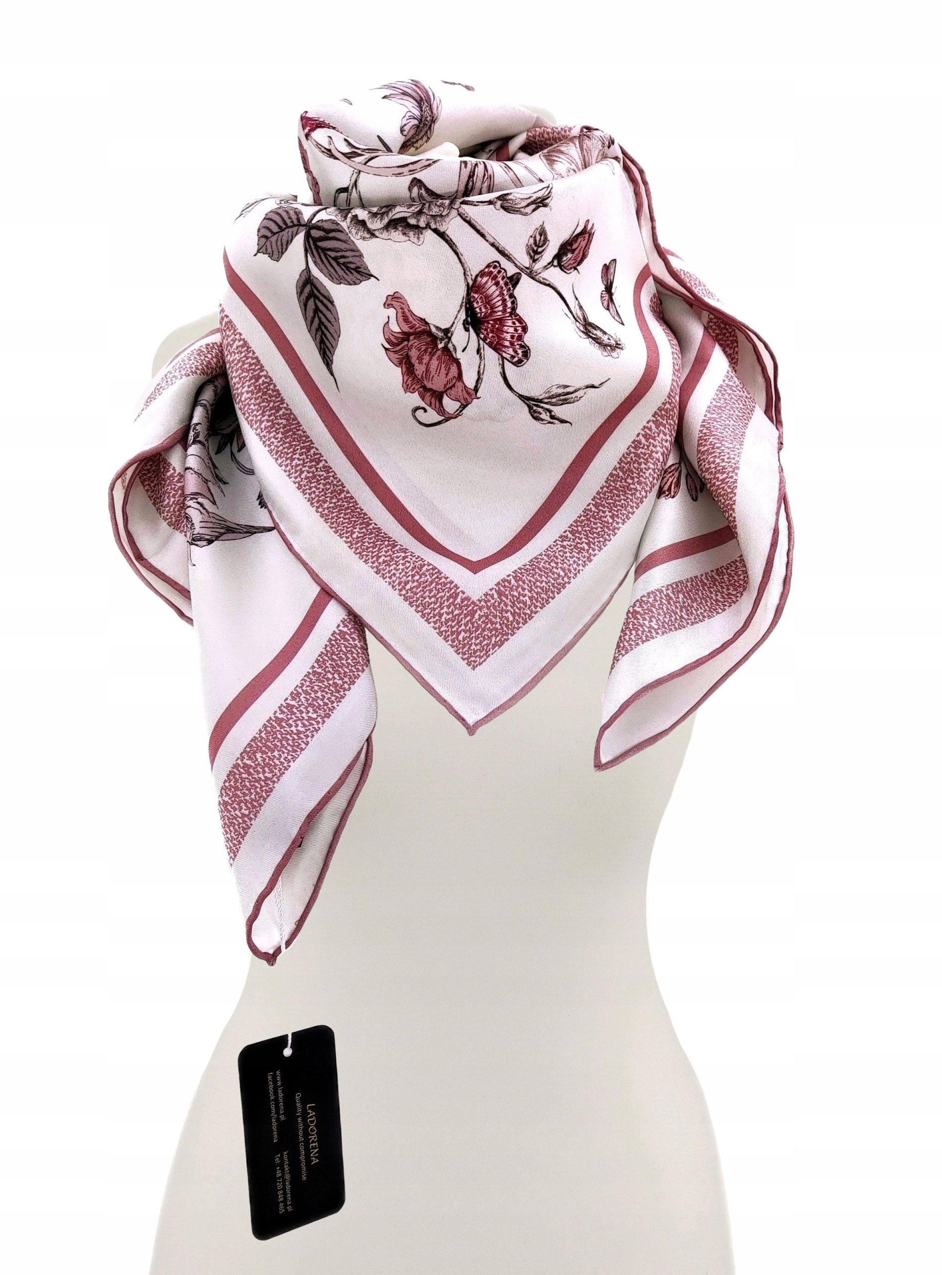 Hedvábný Šátek 100% Přírodní Morušový Hedvábí, Prémiová Kvalita