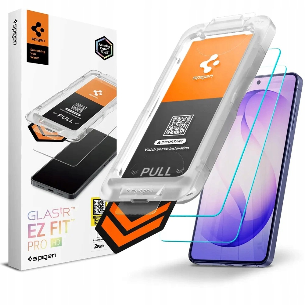 Spigen Ez-fit Hd Szkło do Samsung Galaxy S26 Plus (2 szt.) przezroczyste