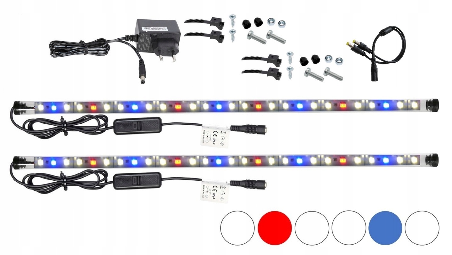 

Świetlówka Led Full Spectrum 2x120cm akwarium Grow