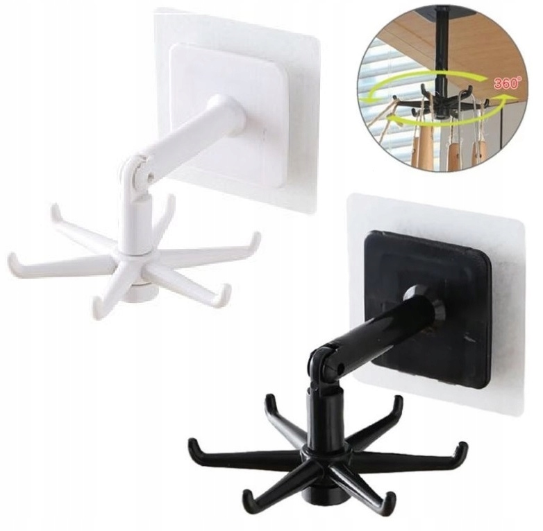 6w1 WIELOFUNKCYJNY HAK WIESZAK OBROTOWY ORGANIZER