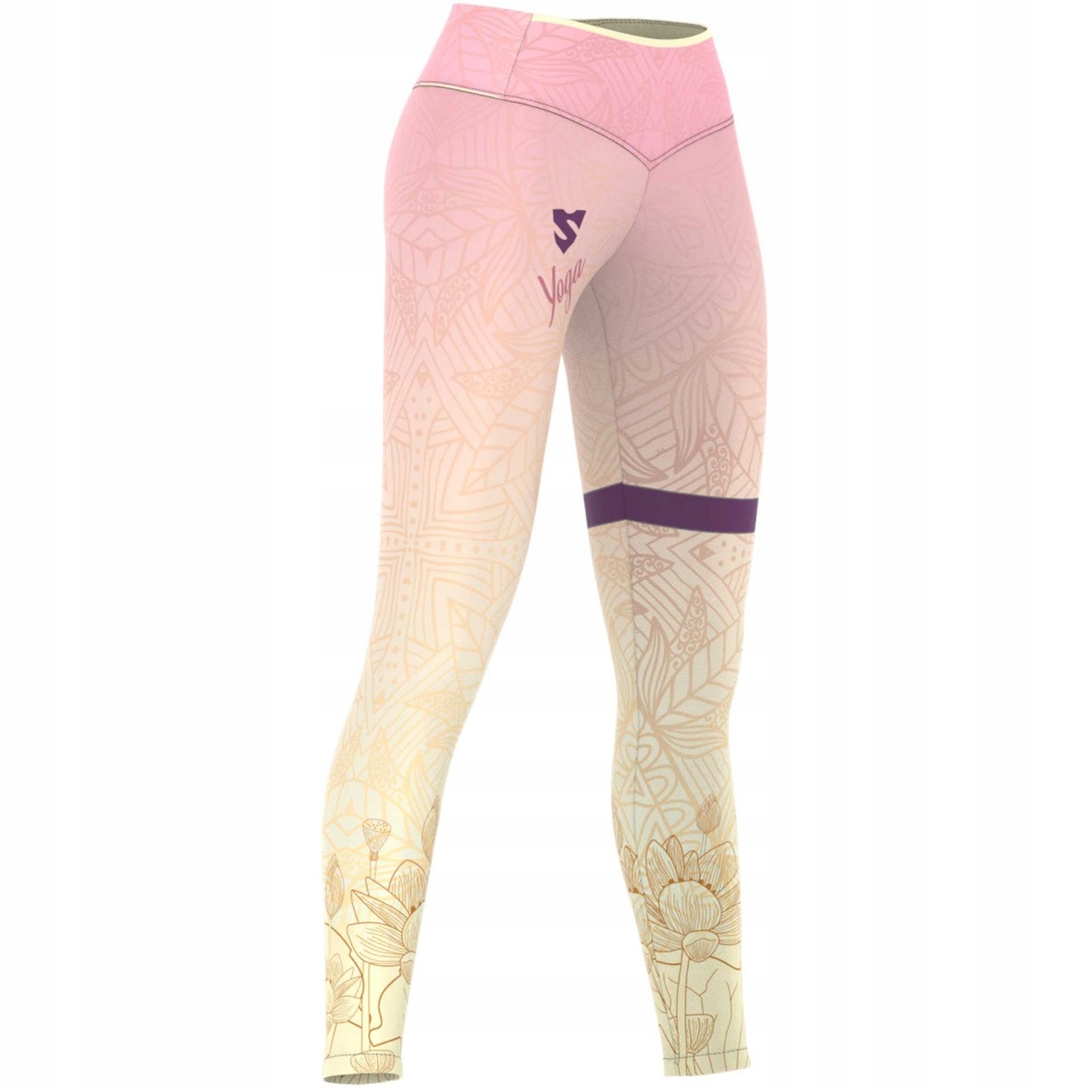 

Legginsy Z Wysokim Stanem Smmash Lotus Flower Lot