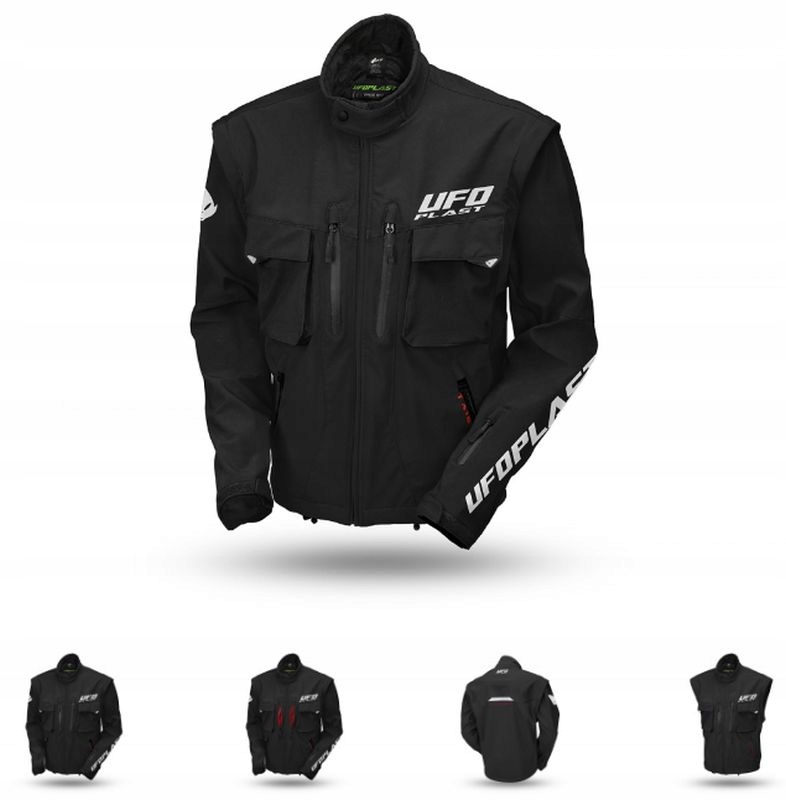 Ufo Bunda Taiga Enduro (Odnímateľné rukávy) Farba Čierna Veľkosť Xl Kolekcia