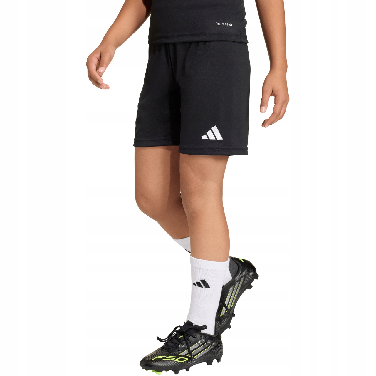 Spodenki dla dzieci adidas Entrada 26 czarne JZ6531 Rozmiar 140cm