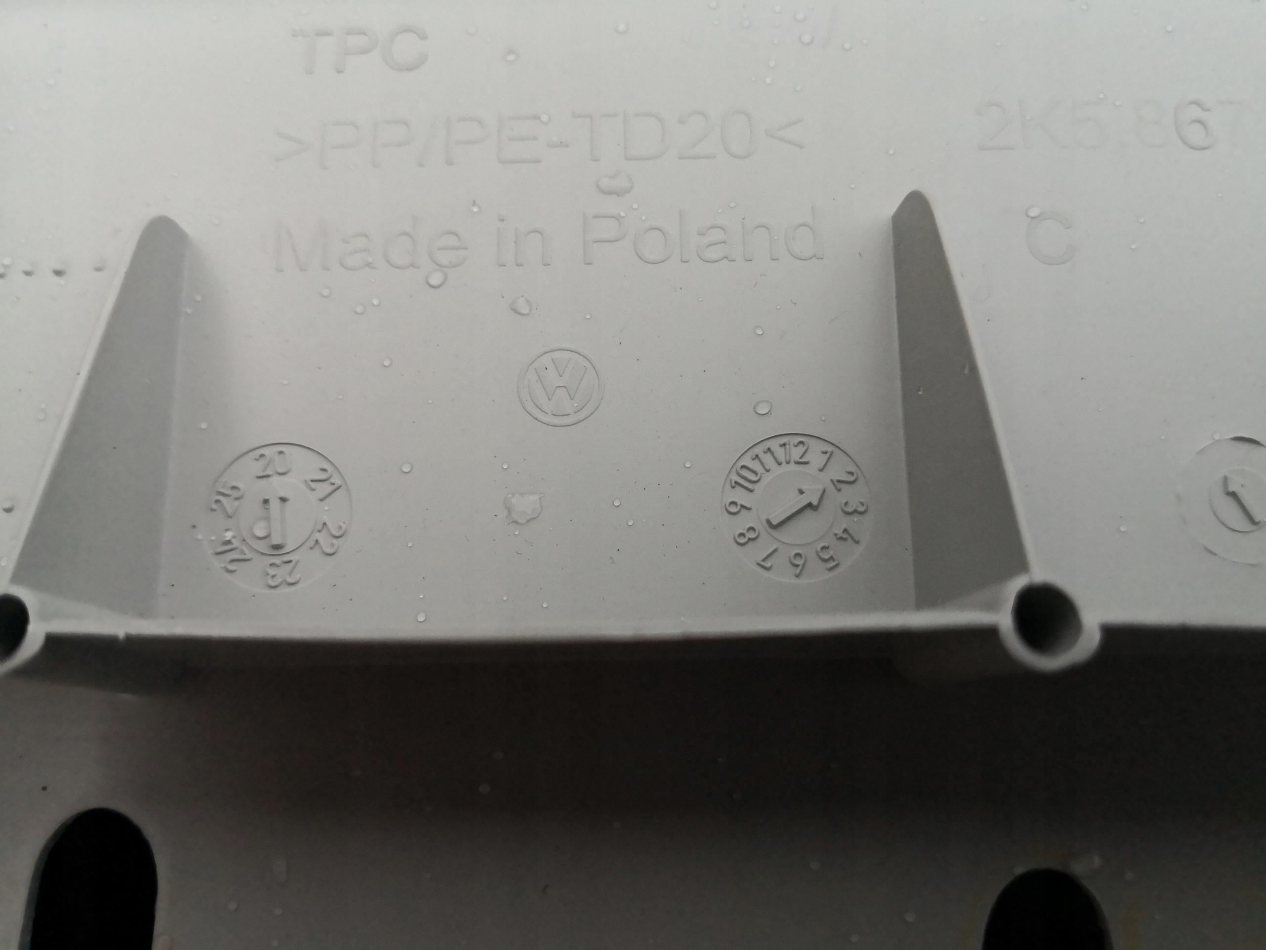 plato střechy VW CADDY III 2K5867705C