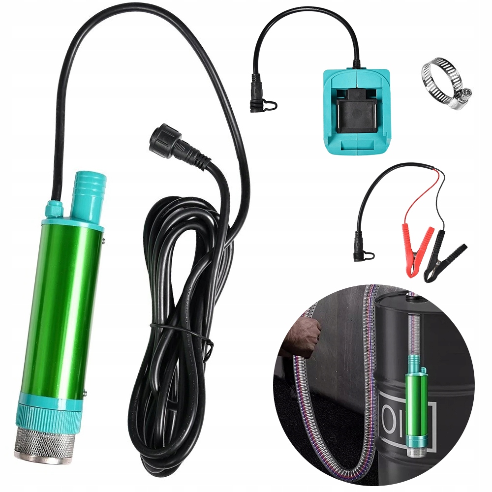 Do Makita 18V Akku Pompka Pompa Do Spuszczania Paliwa Ropy Oleju Wody 24V