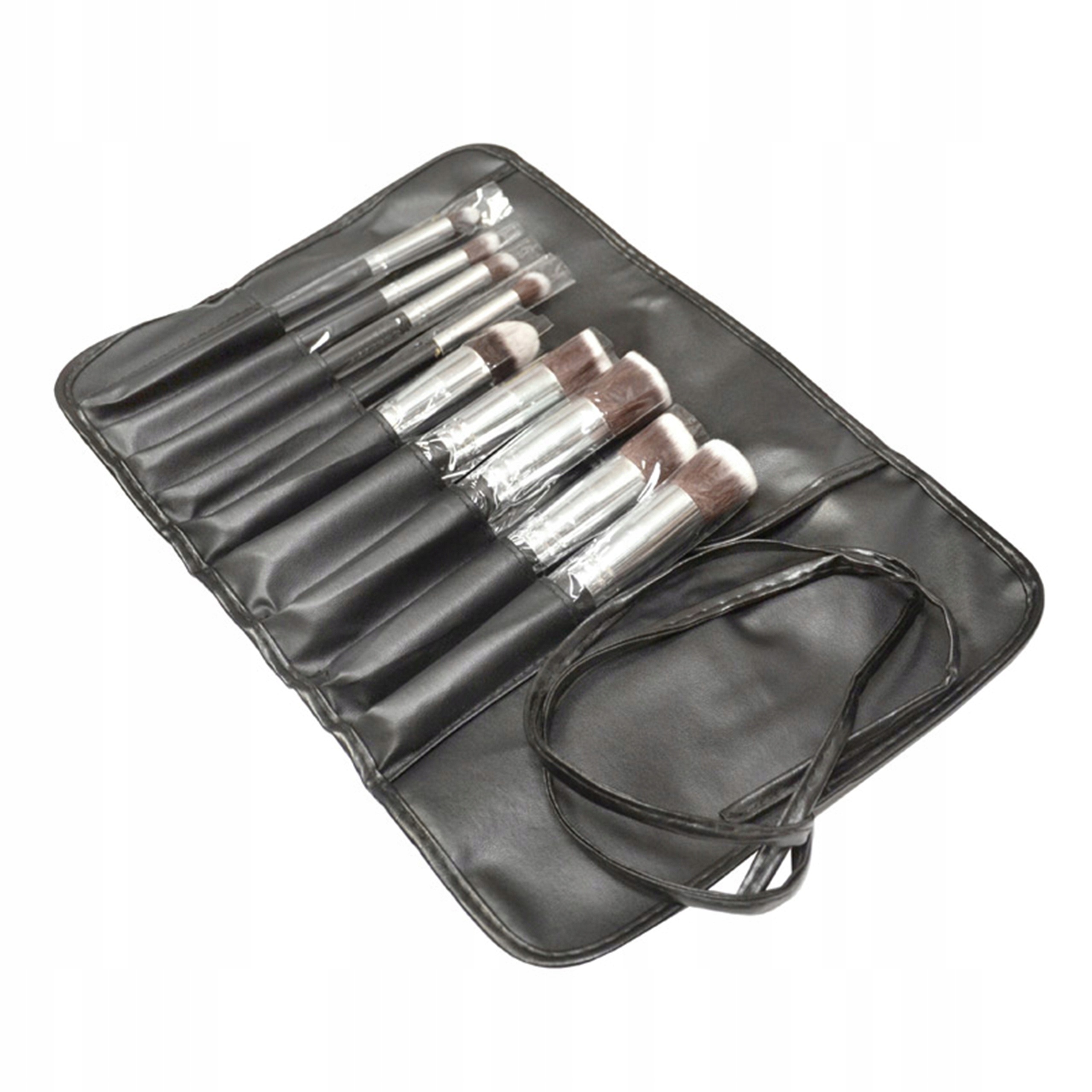 Pędzle do makijażu makeup Zestaw w etui Profesjonalne kosmetyczne 9 szt.