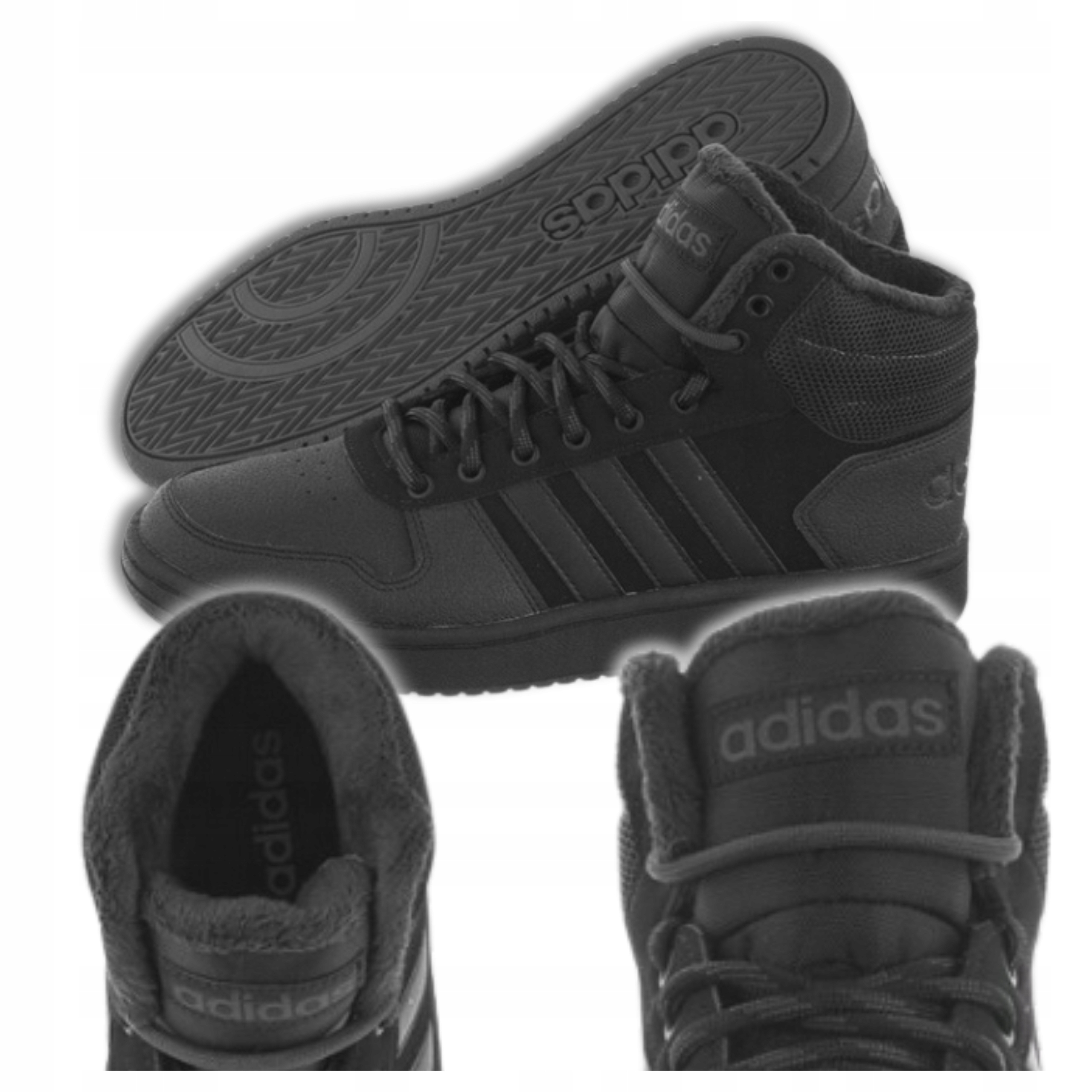 Adidas pánské vysoké zateplené sportovní boty Hoops 2.0 Mid Vel. 45 1/3