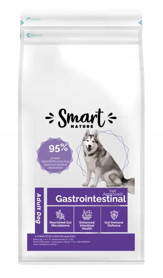 Smart Nature Vet Gastrointestinal Care 1,5 kg krmivo pro psy s kolagenovými peptidy