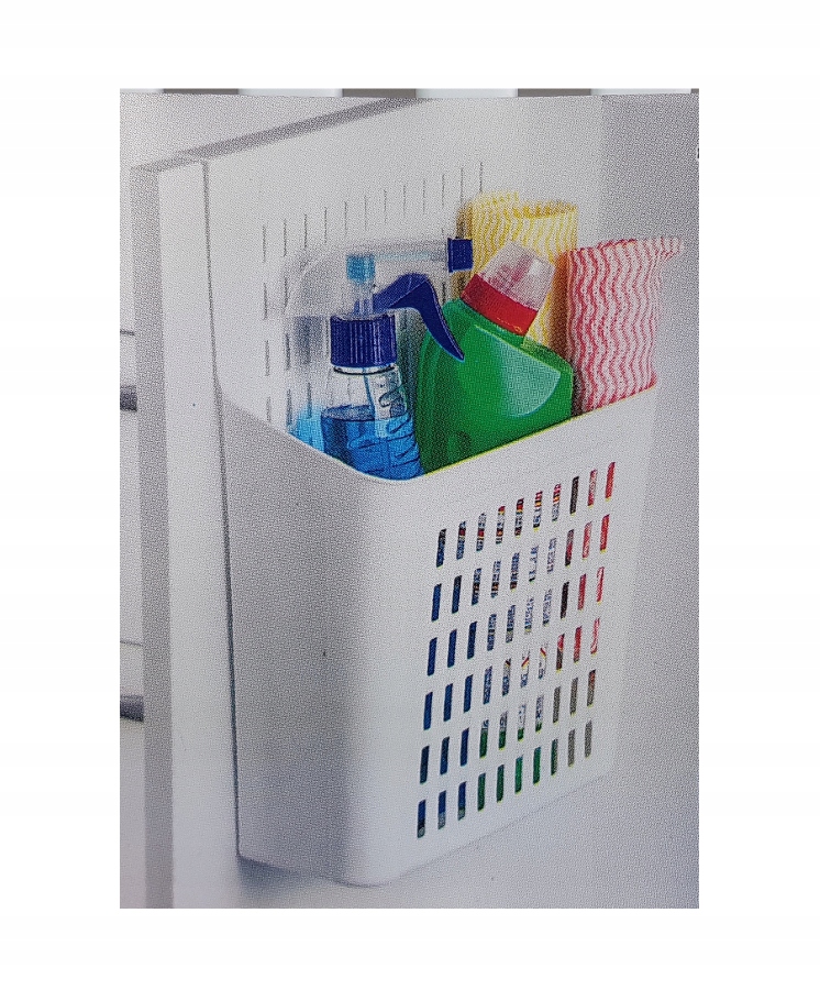 POJEMNIK ORGANIZER KUCHENNY ZAWIESZANY PLASTIKOWY NA DRZWI SZAFKI PRZYBORY Kod producenta koszyk na drzwiczki od środka szafkę pod zlew