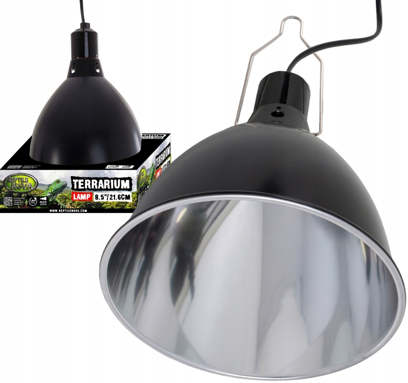 Levně Reptile Nova Stínidlo keramická objímka žárovky v teráriu lampa 20 cm