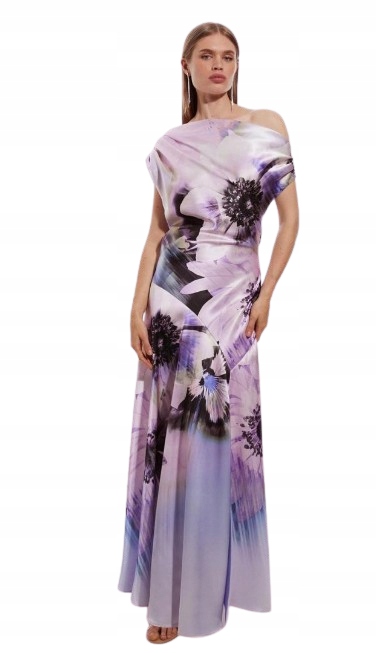 Karen Millen Sukienka Maxi Z Nadrukiem Kwiatowym 36 B1F
