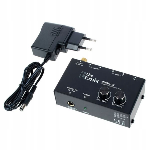 Mini Mixér Audio the t.mix MiniMix 22 2-kanálový Rca Jack Kompaktní