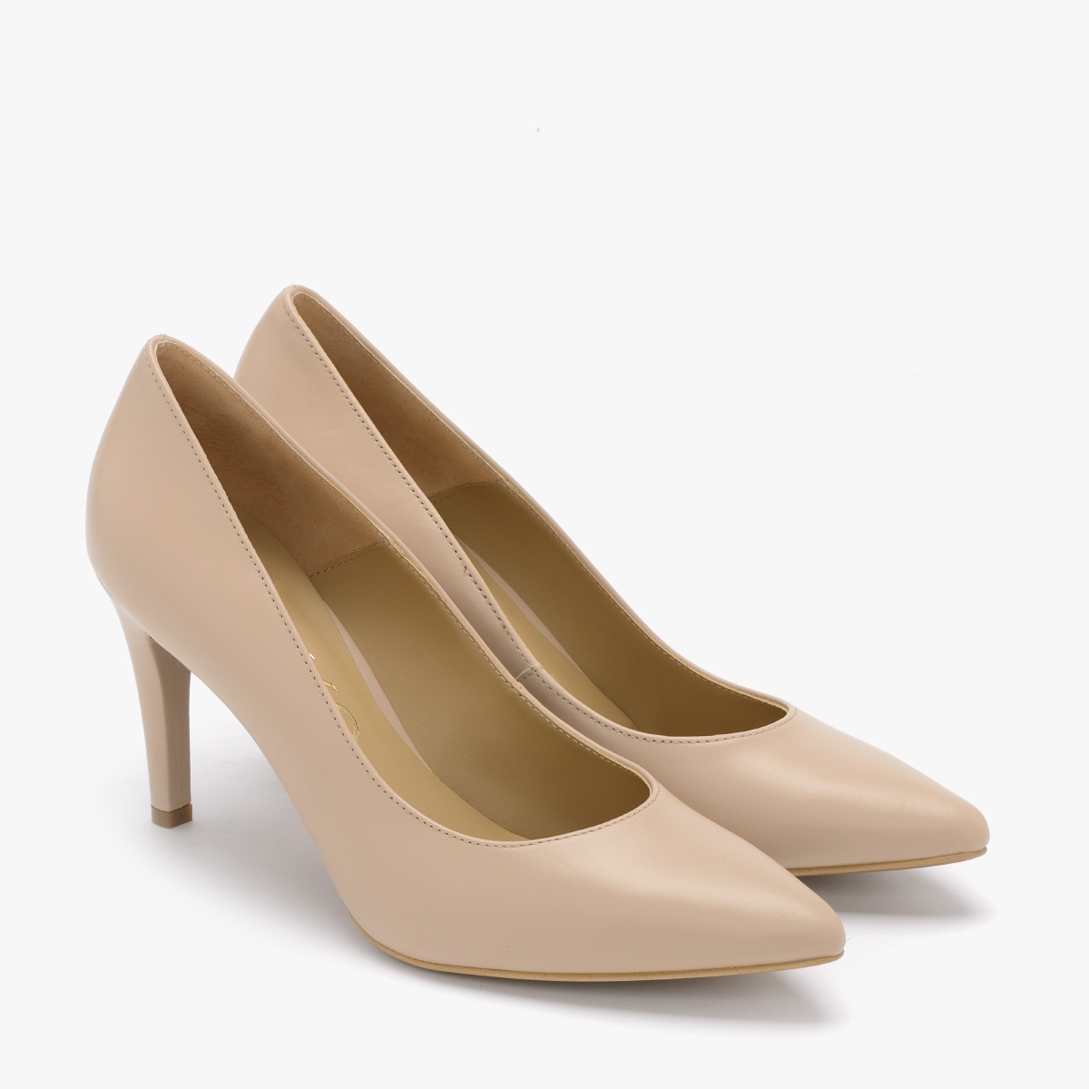 

Ryłko beżowe czółenka damskie skóra naturalna 38.5