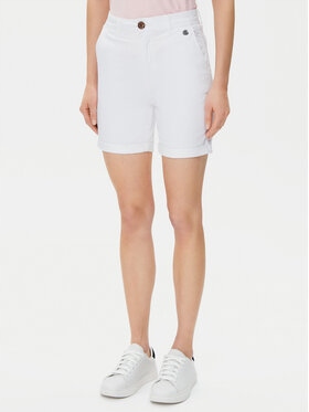 U S Polo Assn Szorty materiałowe Damskie biały WUP1121 Marka inna