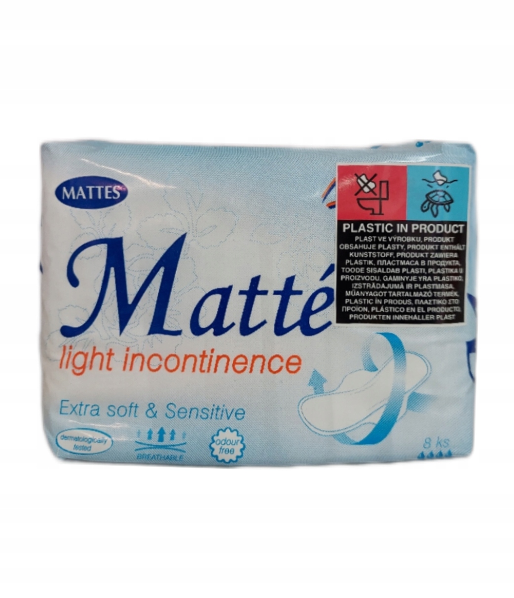 

Matte wkładki chłonne light incontinence 8 szt.