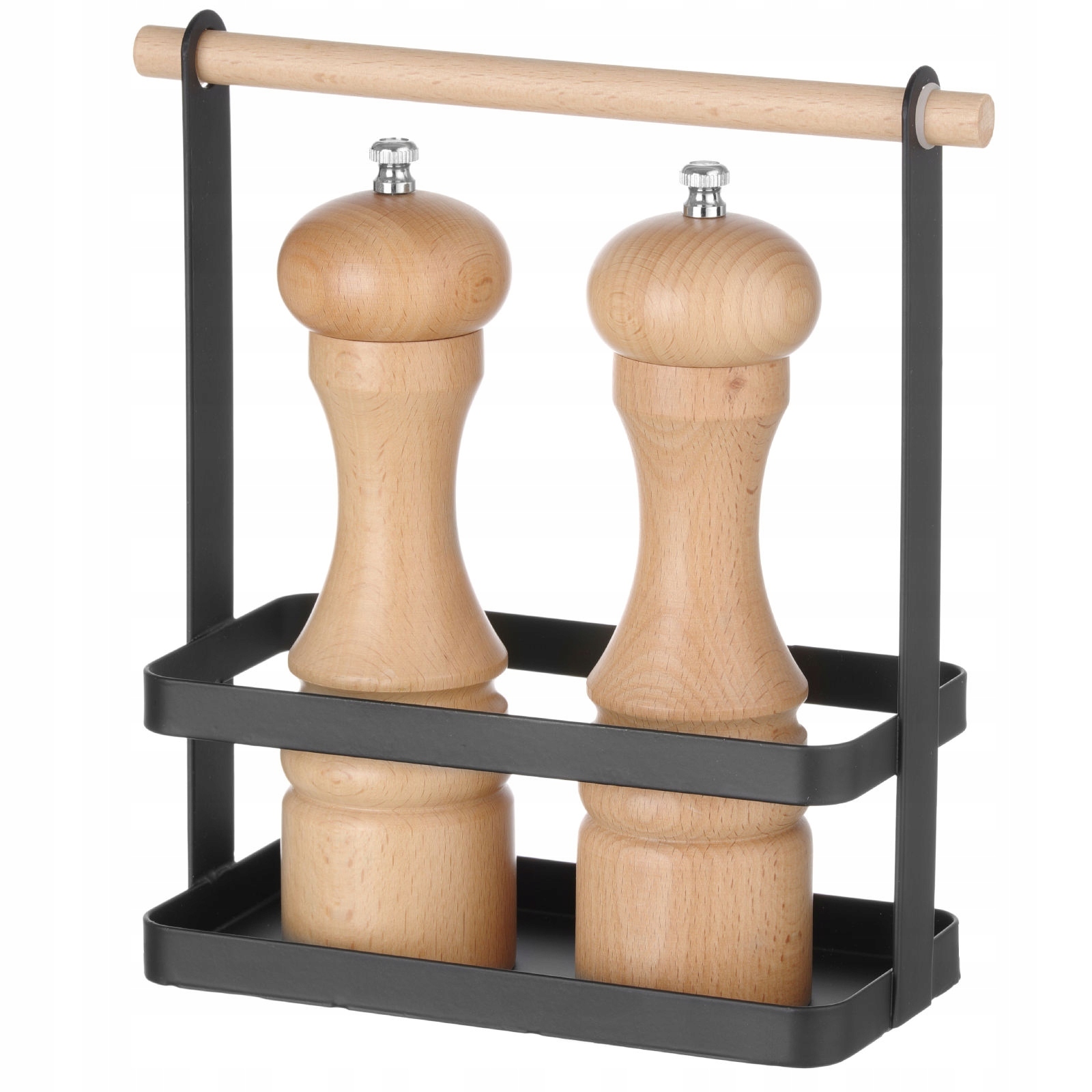 Organizér Na Stolní Košík Na Koření S Dřevěnou Rukojetí Z Oceli Hendi