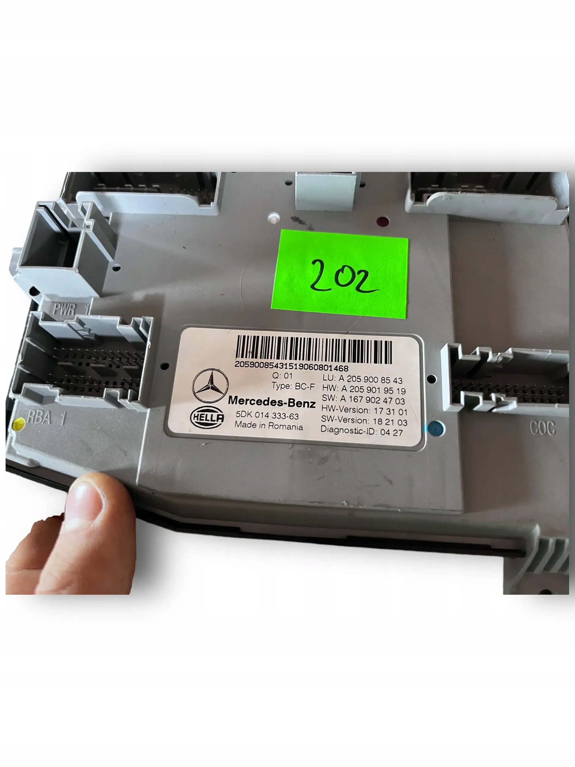 MERCEDES C KLASA W205 module SAM 2059008543 @M