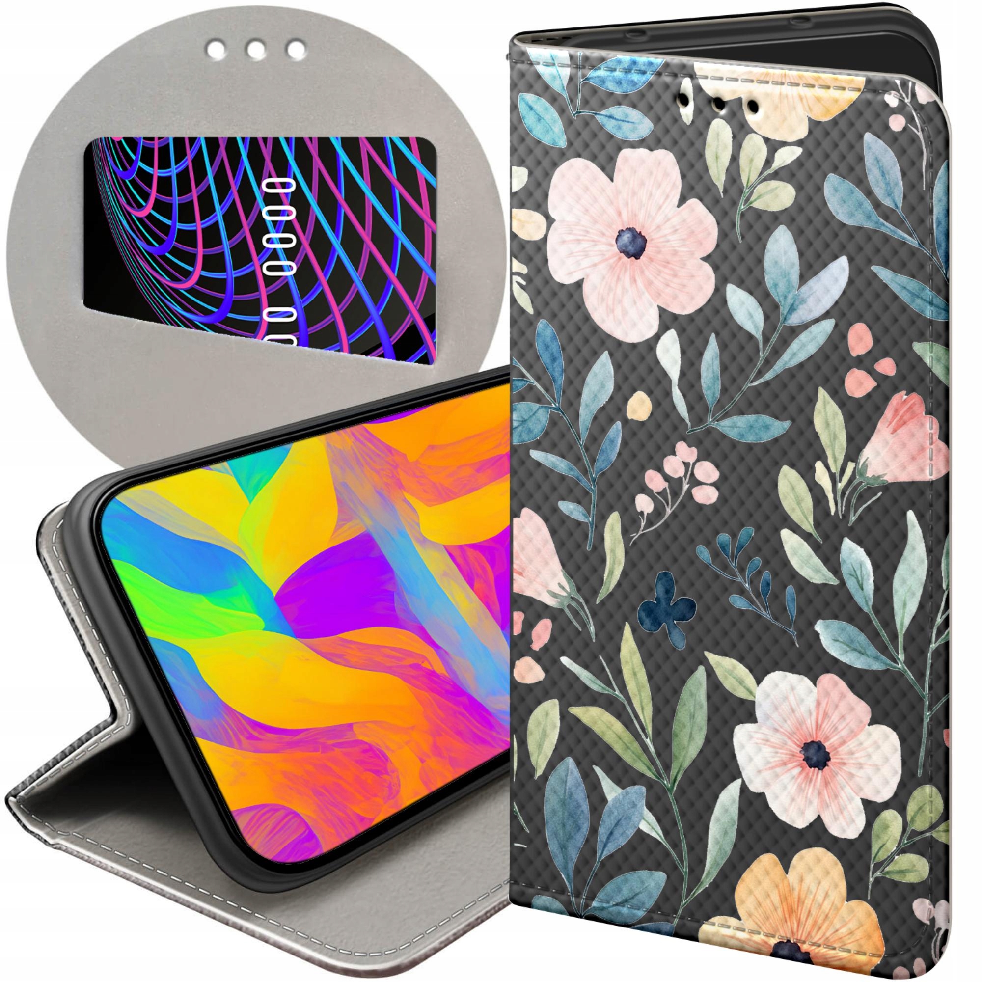 Etui Z Klapką Do Samsung Galaxy S24 Fe Kwiaty Wiosna Słońce Futerał