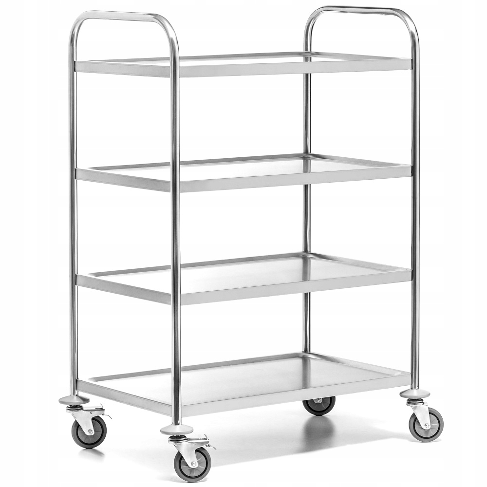 WÓZEK KELNERSKI 4-PÓŁKOWY SKŁADANY FORGAST FG01014