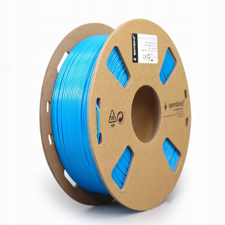 Gembird Filament drukarki 3D PETG/1.75mm/1kg/niebieski