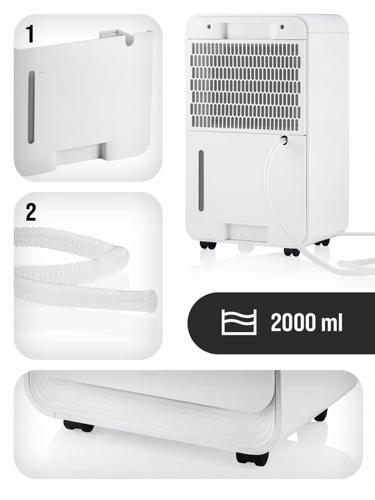 OSUSZACZ POWIETRZA 12L/24H POCHŁANIACZ WILGOCI + TIMER HIGROSTAT WIFI Marka inna