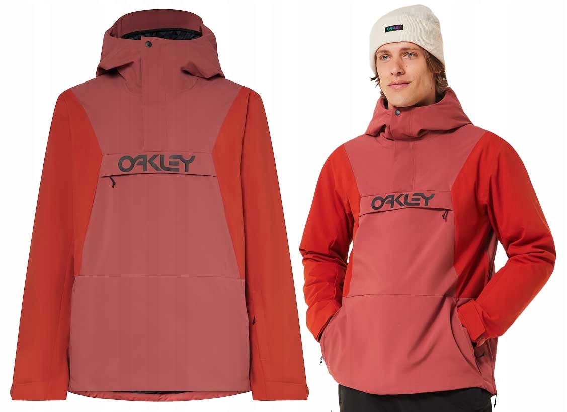 Kurtka snowboardowa narciarska męska Oakley Tnp Tbt Insulated Anorak red XL