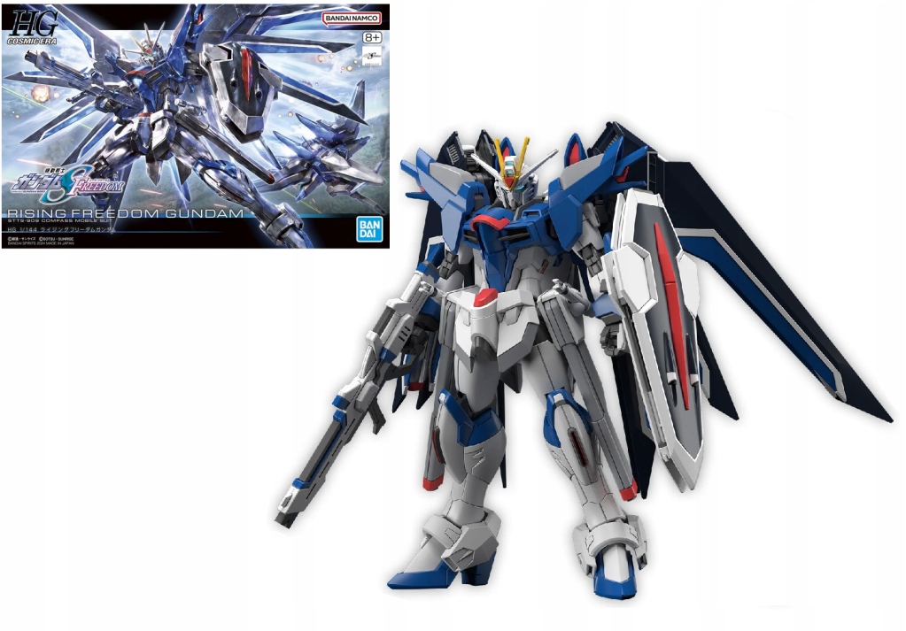 Gundam Hg 1/144 Rising Freedom Gundam Model stavebnice