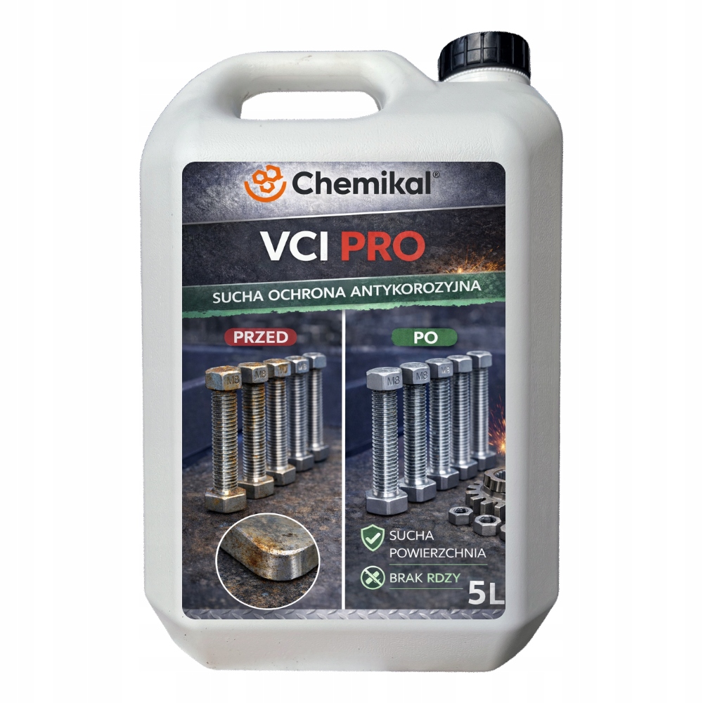 VCI Suchá antikorozní ochrana pro ocel Bez mastné vrstvy 5L