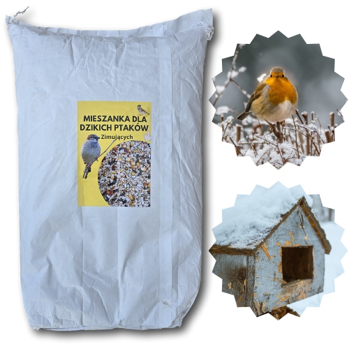Levně Krmivo Pro Divoké Ptáky Zimující Krmivo Zrno Do Krmítka holubů 25 kg