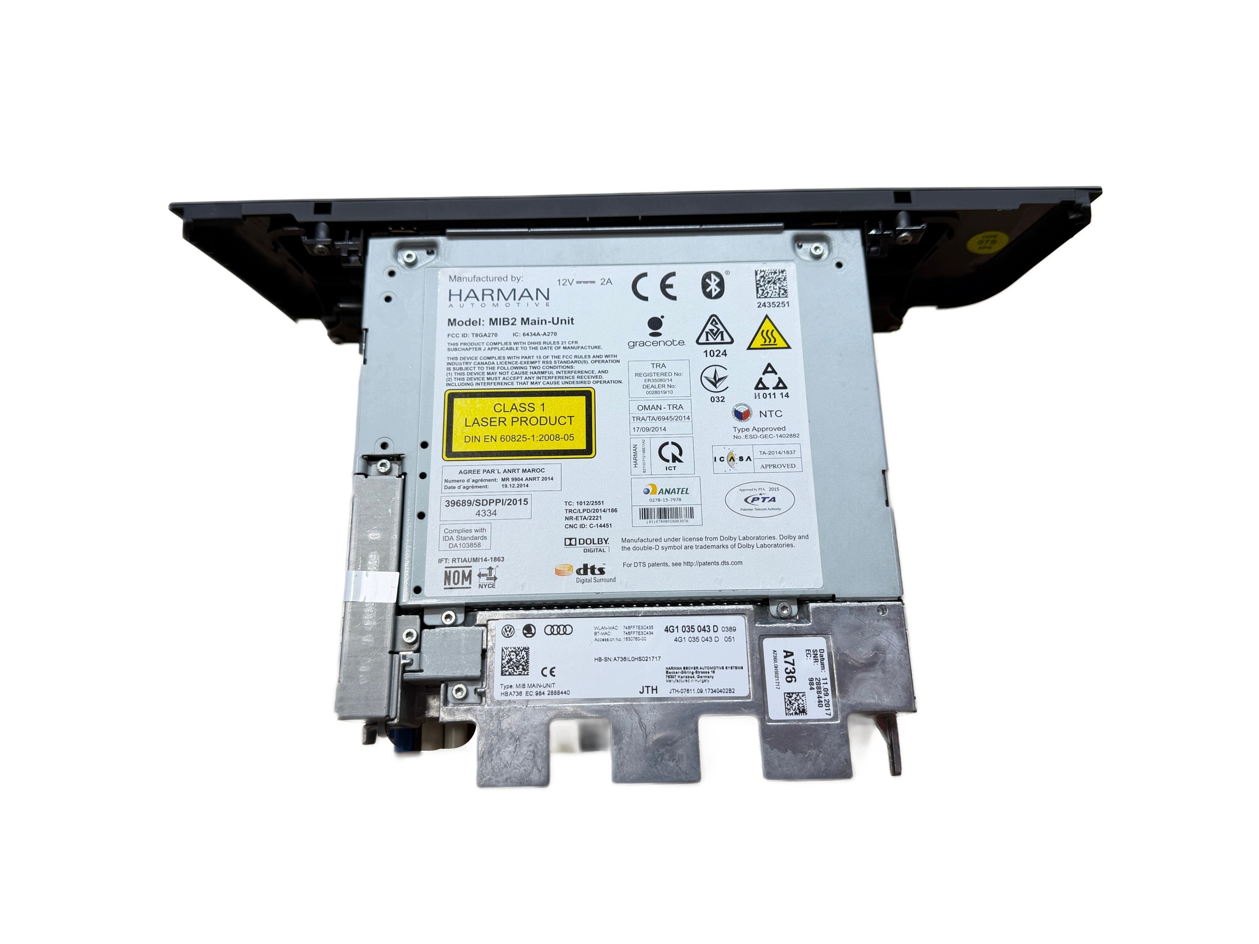 AUDI A6 A7 4G C7 LIFT player navigation 4G1035043D