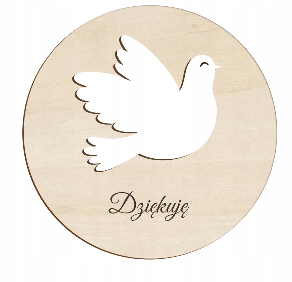 PODZIĘKOWANIA CHRZEST KOMUNIA MAGNES - 10 SZT