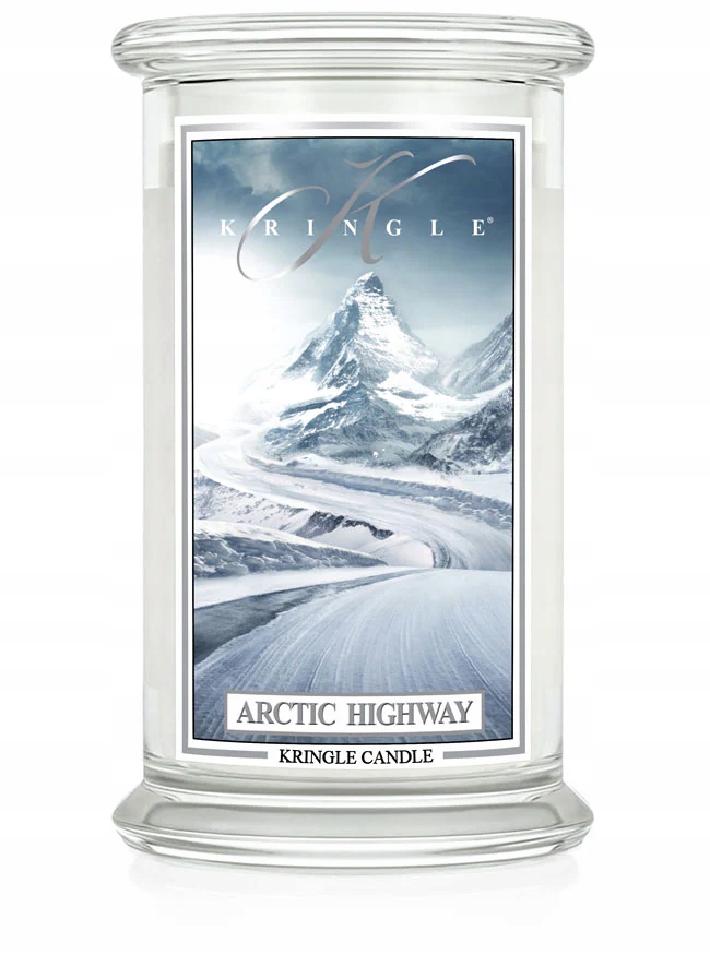 Arctic Highway – Kringle Candle – velká svíčka se dvěma knoty (624 g)