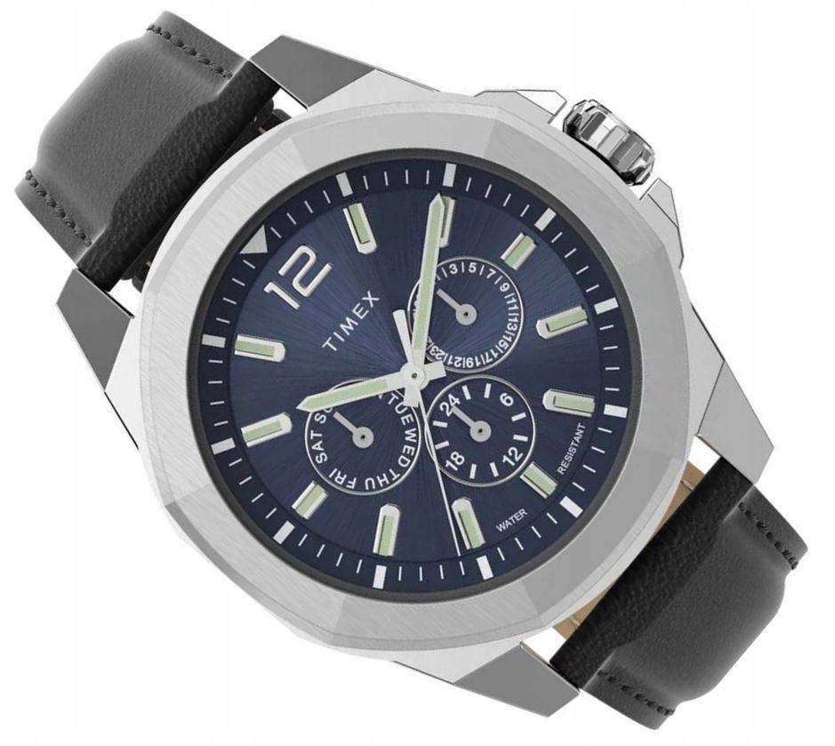 Modré Pánské Hodinky Timex Essex TW2V43200 50 M