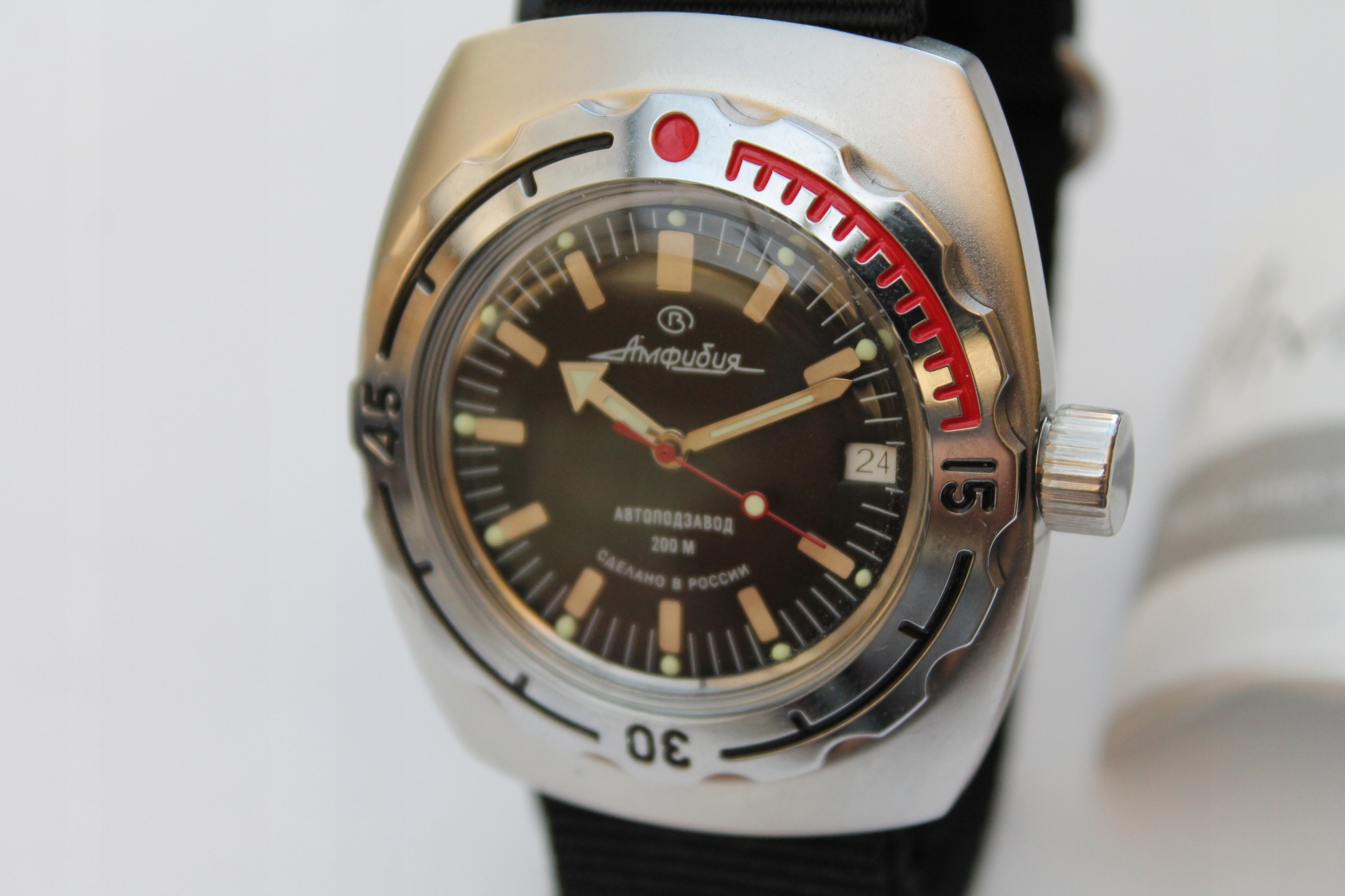 Vostok Amfibia 200 M Automat Nový 090662 M