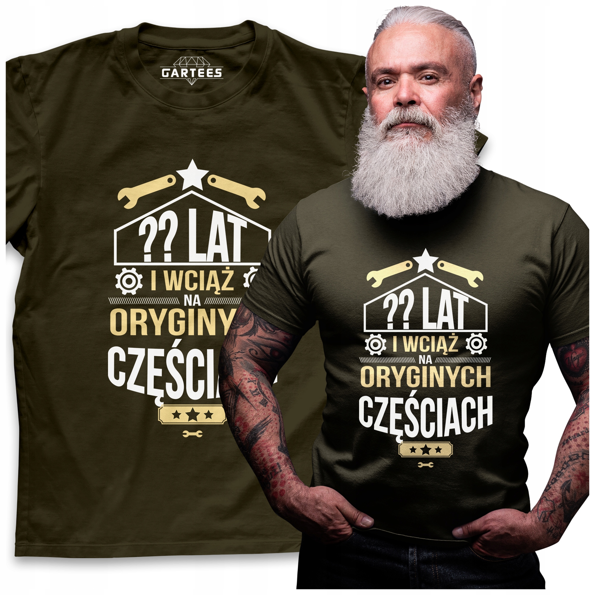 

Koszulka Męska Prezent 30 40 50 60 XX Lat Urodziny