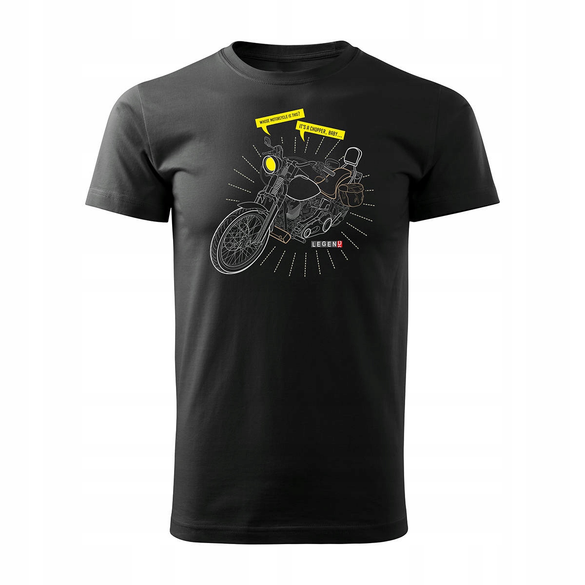 

Koszulka motocyklowa na motor Harley Chopper