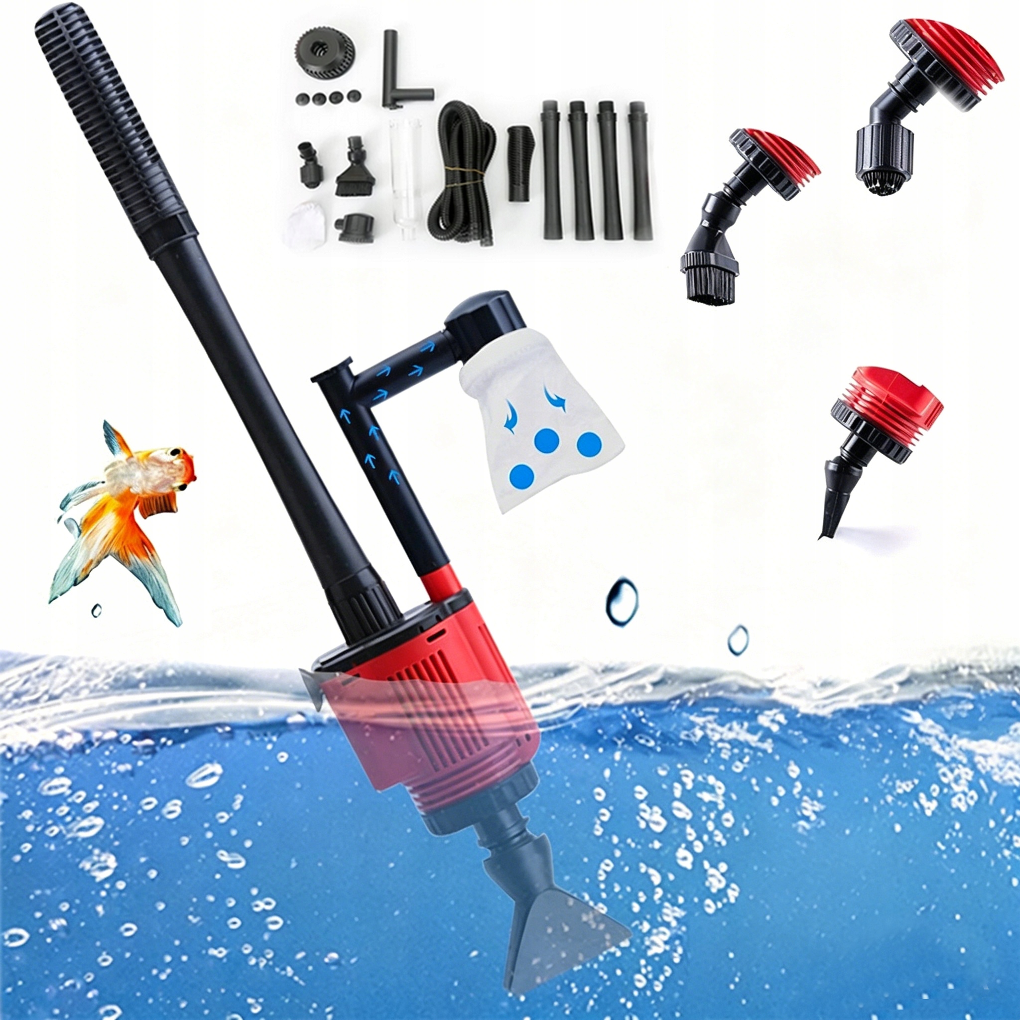 Elektrický Vysavač Do Akvária 28 W 220 V 1800 L/h Pro Výměnu Vody V Akváriu