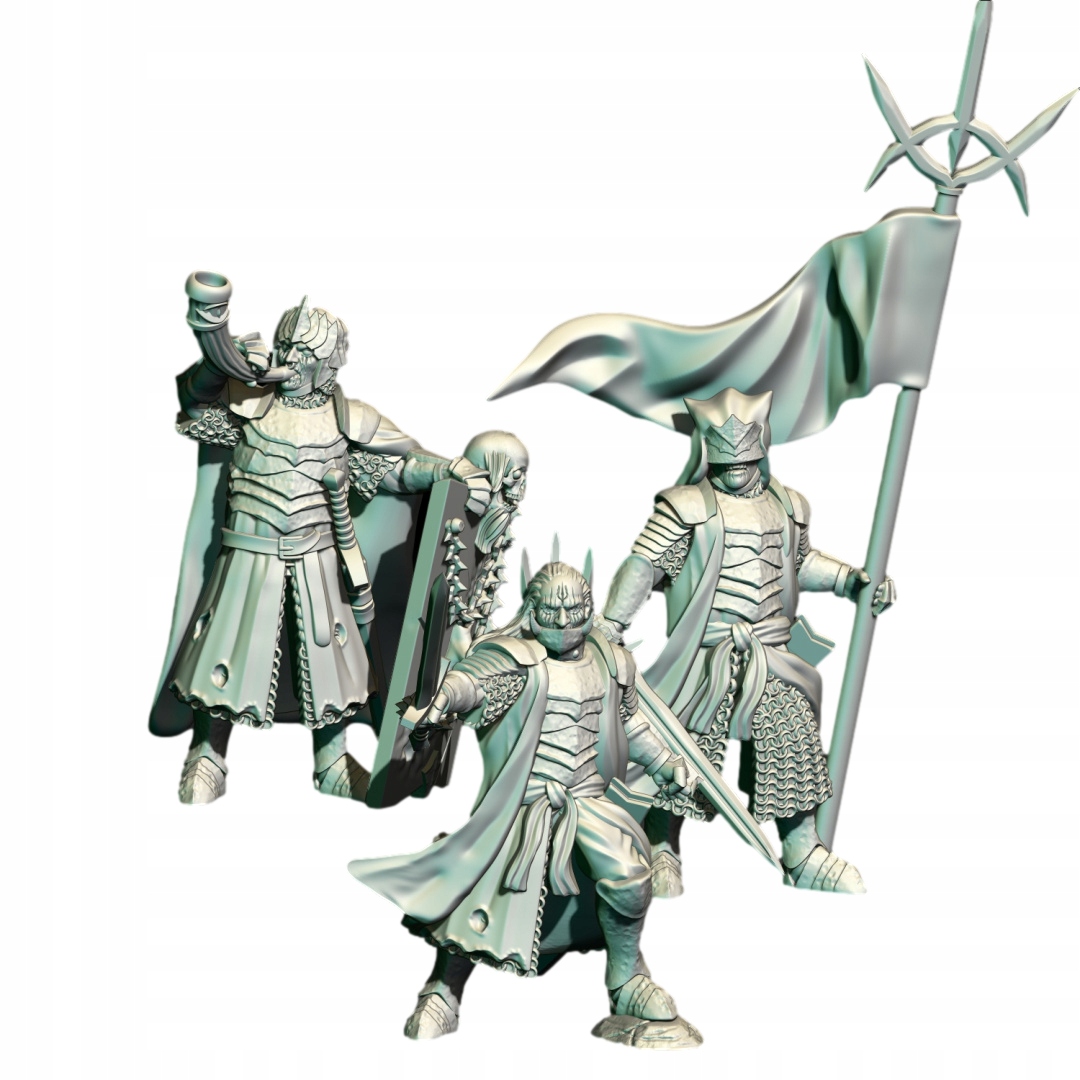Dark Souled Men Command Member - x1 LOTR MESBG