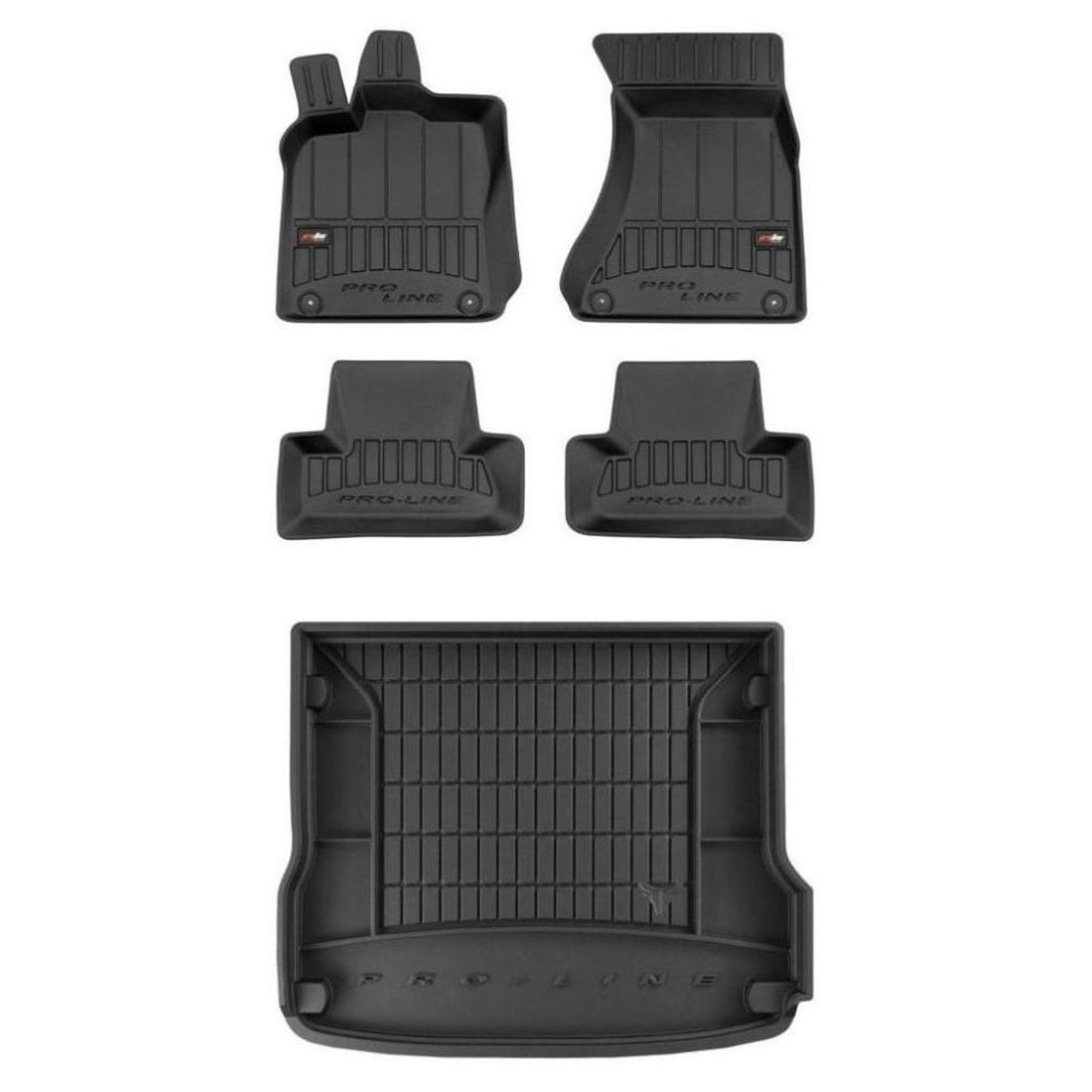 3D gumová sada koberců a rohožek Audi Q5 I 2008-2016