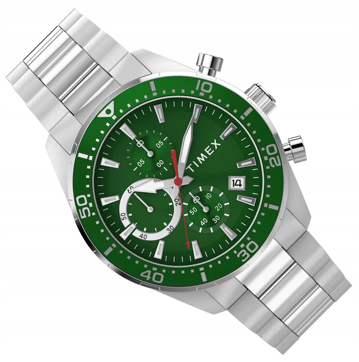 Pánské Hodinky Na Náramku Timex Ridgefield Chronograf TW2Y62100 WR50
