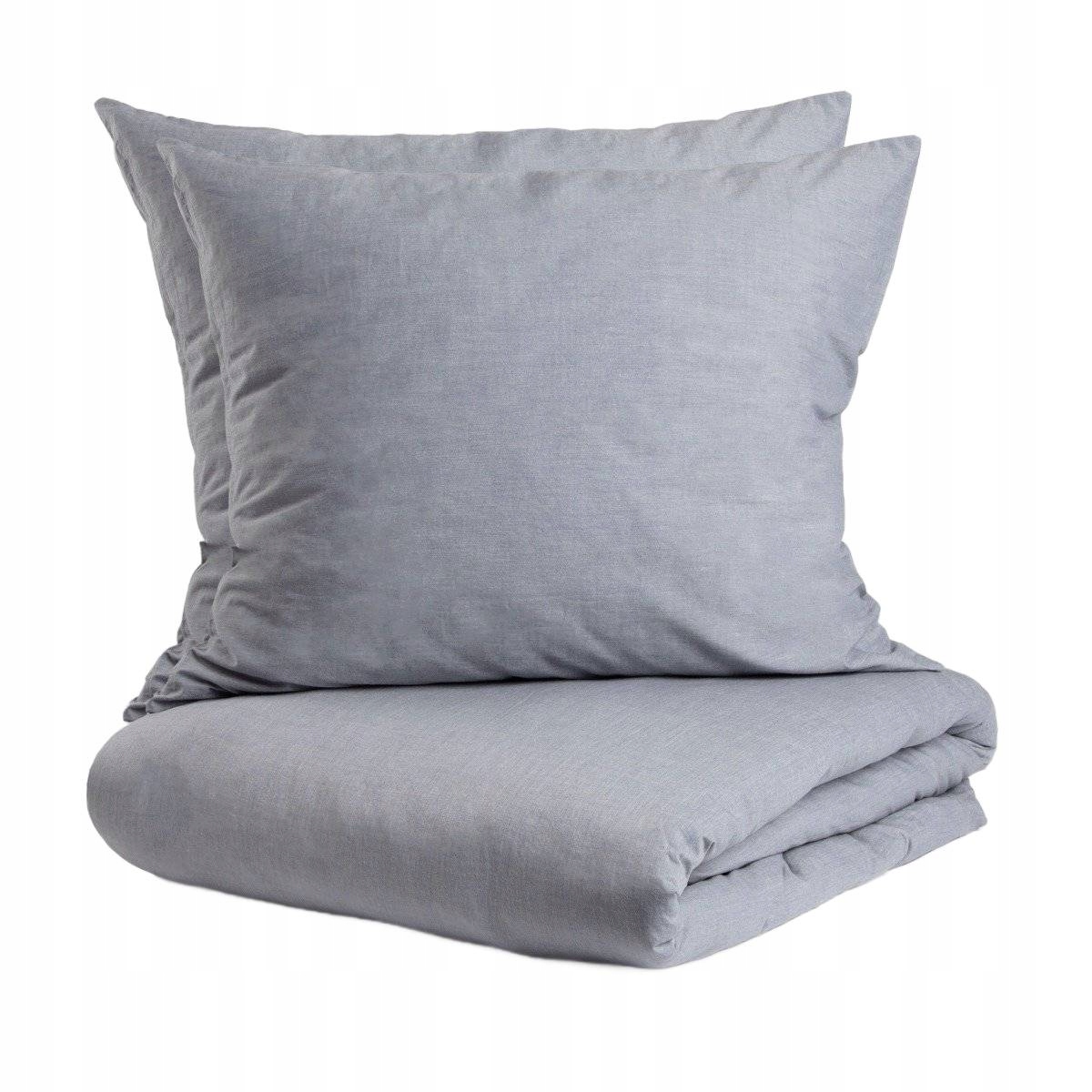 Posteľná Bielizeň Gossy bavlnená z farbených nití modrá 220x200 2*70x80 cm